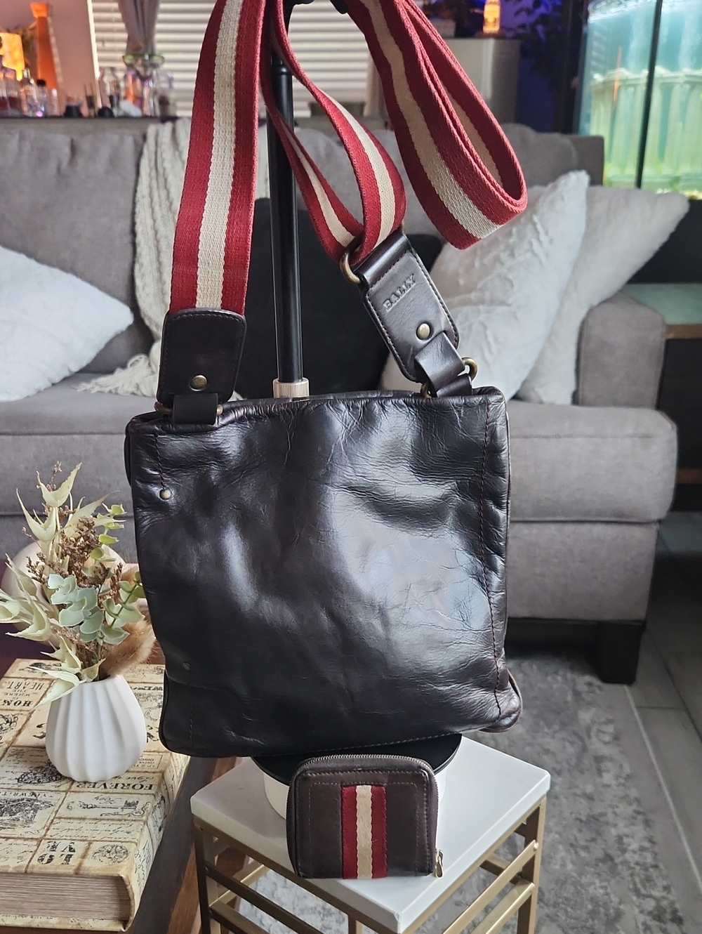 ✨ AUTHENTIC BALLY OF SWITZERLAND MATCHING SET BAG AND COIN WALLET